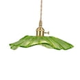 thumbnail image 4 of Serenable Modern Pendant Light ,Flower Chandelier Hanging Light Decorative ,Light Flower Glass Hanging Lamp for Living Room Bar Counter green, 4 of 8