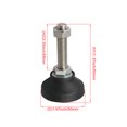 thumbnail image 3 of BQLZR 4pcs Adjustable 50mm Dia Table Desk Leveling Leg Furniture Foot M12x50mm, 3 of 3