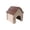 C, variant on Guinea Pig Chinchilla Hideouts, Indoor Cat House Habitats Cages Accessories Wooden Hides, for Hamster Squirrel Small Bunny Rat Mouse A