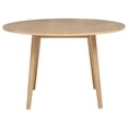 thumbnail image 5 of Coaster Andrews 5-Piece Round Dining Table Set, Light Ash and White, 5 of 11