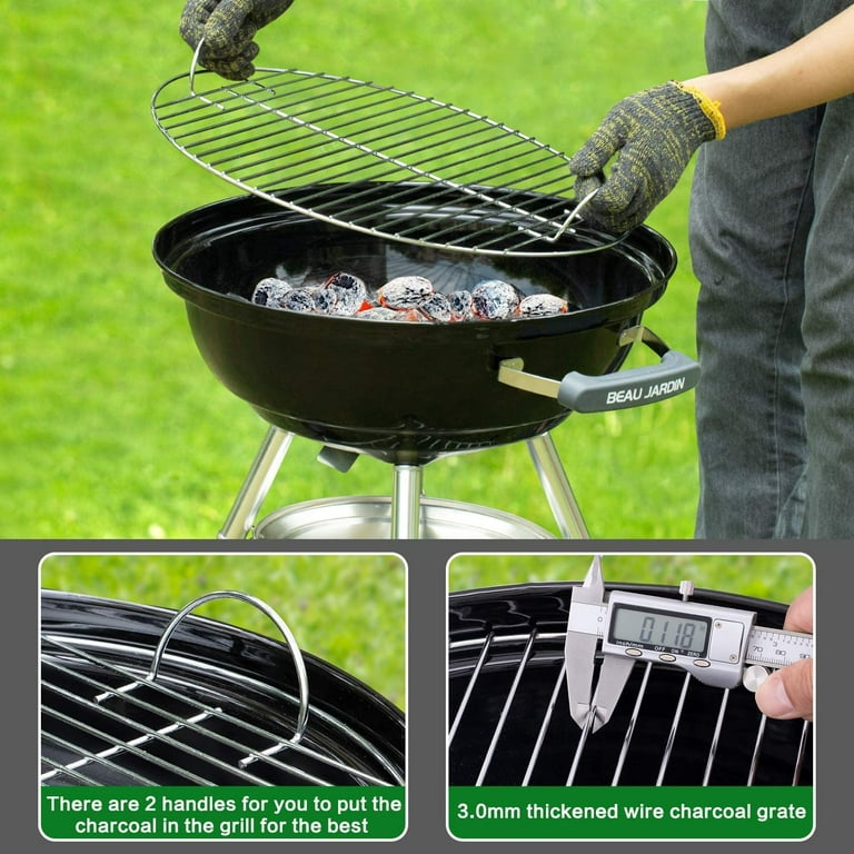 Bbq kettle Grill Charcoal camping outdoor Portable Small BackYard