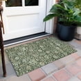 thumbnail image 6 of Addison Rugs Chantille Indoor/Outdoor Transitional Floral Green Washable Rectangle Rug, 1'8" x 2'6", 6 of 6