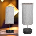 thumbnail image 4 of Touch Control Table Nightstand Lamp, 5W LED 3 Gear Dimmable Nightstand Light 2 USB Ports Bedside Desk Light US Plug 110V, 4 of 8