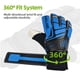 thumbnail image 2 of Guantes Portero Fútbol Dedos Completos PU Accesorios Deportivos ( 7) Azul JShteea Para Estrenar, 2 of 9