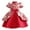 Red, variant on Mercatoo Dress Girls 14 16 Toddler Girls Christmas Long Sleeve Plaid Prints Princess Dress Xmas 𝐏𝐚rty Bowknot Tulle Elastic Short