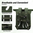 thumbnail image 3 of SYCNB Rolltop Backpack for Men & Women, Waterproof Travel Backpack with computer compartment, 24L/27L Expandable Capacity Daypack for Work College Trip, Olive Green, 3 of 6