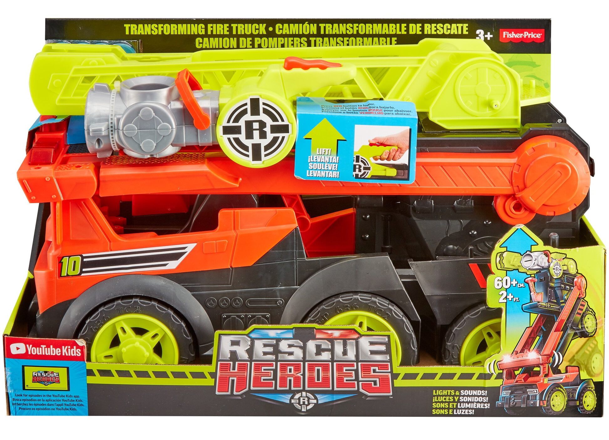 Fisher-Pricen GFW30 Rescue Heroes Transforming Fire Truck