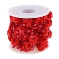 thumbnail image 2 of Cadena de perlas de 10m, rollo de cadena de perlas de flores, línea de pesca, decoración de de fiesta de boda rojo Colcomx cuentas artificiales hilo de la flor, 2 of 8