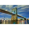 thumbnail image 1 of Brooklyn Bridge- CANVAS OR FINE PRINT WALL ART, 1 of 1