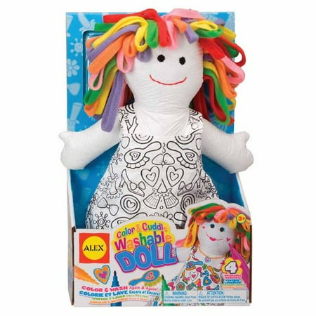ALEX Toys Craft Color and Cuddle Doll Soft Toy