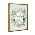 thumbnail image 4 of Stupell Industries Irish is Lucky Enough Wreath Botanical & Floral Painting Gold Floater Framed Canvas Art Print Wall Art, 17 x 21, 4 of 10