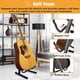 thumbnail image 5 of Soporte de guitarra, soporte de instrumento plegable universal con marco para bajo eléctrico acústico, 5 of 7