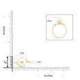 thumbnail image 6 of ANGARA Freshwater Cultured Pearl Solitaire Bypass Ring in 14K Yellow Gold for Women | June Birthstone, Birthday, Anniversary, Jewelry Gift for Women | Pearl Ring, 6 of 10