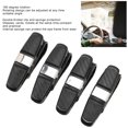 thumbnail image 3 of 4 Pcs Car Sun Visor Glasses Holders Universal Sunglasses Holder Double Ends Clip and 180 Degree Rotational with Ticket Card ClipSilver, 3 of 5