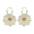 thumbnail image 1 of 1Pair Spider Web Shape Earrings Simple Style Ear Accessories Women Eardrops, 1 of 1