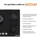 thumbnail image 5 of MiChef Parrilla a Gas SPUNTINO 76cm | Cristal Templado Negro | 5 Quemadores, 5 of 9