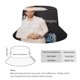 thumbnail image 2 of Nick Jonas Sombrero bucket para adultos, gorra de protección solar, sombrero de pescador plegable para viajes al aire libre, pesca y actividades de verano, 2 of 6