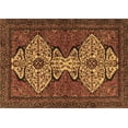 thumbnail image 1 of Ahgly Company Indoor Rectangle Abstract Brown Modern Area Rugs, 8' x 10', 1 of 4