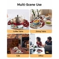 thumbnail image 2 of 15 Inch Round Placemats Set of 6, Red Plaid Christmas Non Slip Heat Insulation PP Table Mats, Gnomes Xmas Tree Snowflake Gifts Retro Washable Place Mats for Kitchen Dining Party Table Decor, 2 of 7