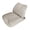 Beige, variant on Simple Neat Lumbar Assist Pillow With Smooth Nappa Leather Face For Quick Maintenance And Durability