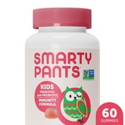 SmartyPants Kids Prebiotic & Probiotic Immunity & Digestive Health Gummy Vitamins - Strawberry Crme - 60ct