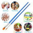 thumbnail image 2 of 60 Pcs Paint Brushes, Round Flat Small Brush Bulk for Detail Painting, Paintbrushes for Kids, 2 of 8
