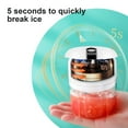 thumbnail image 6 of Augper Clearance Ice Crusher Shaver Electric Ice Crusher Small Ice Crusher Shaved Ice Machine for Home Portable Ice Crusher-Suitable for Home Fast Food Outlets Restaurants (White, 5.12x3.27inch), 6 of 9