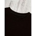 thumbnail image 3 of Sibling Love Women's T-Shirt, Little Sister Cute Graphic Tee, Perfect Sister Gift Top for Girls, 3 of 5