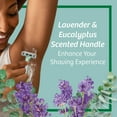 thumbnail image 5 of BIC Soleil Escape Women's Disposable Razor 3 Blade Set, Moisture Strip With Almond Oil, Lavender and Eucalyptus Scented Handles, Includes Bonus Caramel Apple, 8 Razors, 5 of 7