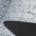 thumbnail image 5 of SAFAVIEH Tacoma Kandace Abstract Machine Washable Area Rug, Grey/Blue, 6' x 6' Round, 5 of 7