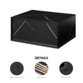 thumbnail image 4 of FITUEYES Large Printer Stands with 3 Storage Compartments, Desktop Paper Organizer Shelf for Home Office, 2-Tier Printer Riser, Stone Black, 18.5" L x 15.7" W x 8.9" H, 4 of 7