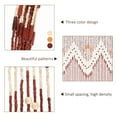 thumbnail image 6 of ANMINY Colorful Wooden Bead Door Curtain String Door Curtain 35.5''x75'' Boho Room Divider Home Decor For Doorway Porch Bedroom Living Room Bathroom Kitchen, Coffee Wave, 52 strands, 6 of 9