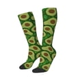 thumbnail image 2 of Balery Big Colorful Avocados Printed Novelty Socks Men's Women's Crew Socks Sports Socks Knee High Socks Cotton Socks Quirky and Cool Socks, 2 of 9