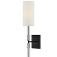 thumbnail image 4 of 47610BK Hinkley Lighting Anika - 10W 1 LED Large Wall Sconce-36 Inch Tall and 4.75 Inch Wide-Black Finish, 4 of 8