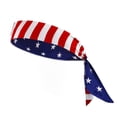 thumbnail image 2 of Costume Adventure American Flag Bandana Headband Men's Patriotic Bandana USA Flag Apparel USA Clothing #02F, 2 of 3