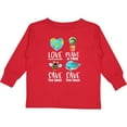 thumbnail image 3 of Inktastic Earth Day Plant a Tree Save the Bees Save the Seas Love Your Mother Earth Boys or Girls Long Sleeve Toddler T-Shirt, 3 of 5
