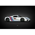 thumbnail image 2 of Rogan, Mark 32x23 White Modern Wood Framed Museum Art Print Titled - Porsche 918 Martini, 2 of 4