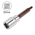 thumbnail image 3 of Unique Bargains 1/2-Inch Drive T35 Torx Bit Socket S2 Steel 100mm Length, 3 of 4