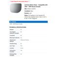 thumbnail image 2 of Left Door Mirror Glass - Compatible with 2005 - 2009 Nissan Armada 2006 2007 2008, 2 of 2