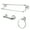 Brass, variant on Kingston Brass BAK111348PB Victorian 3-Piece Bathroom Hardware, Polished Brass