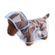 thumbnail image 1 of Chubasquero transparente para cachorros, impermeable, para perros y gatos pequeños - Talla S (Azul), 1 of 5