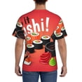 thumbnail image 2 of Rocae Sushi for Men's Moisture-Wicking Crew Tee - T-Shirt for Sports, Outdoor Activities, and Casual WearMedium, 2 of 9