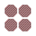 thumbnail image 1 of Vsdgher Playing Cards Print Leather Coasters for Drinks, Durable Drink Coasters 4 Set for Tabletop Protection, Luxurious Home Décor and Housewarming Gift-Octagon, 1 of 6