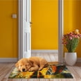 thumbnail image 4 of Latch Hook Rug Kit Little Boat Sunset Scene Pre-printed Handmade Carpet Crochet Yarn Craft DIY Hook and Latch Door Mat Tapestry for Home Floor Decoration 52x38cm-1, 4 of 8