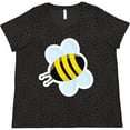 thumbnail image 3 of Inktastic Bumble Bee Women's Plus Size T-Shirt, 3 of 5