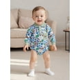thumbnail image 5 of BemeyourBBs Baby Boy Girl Duck Hunting Clothes Camo Embroidery Mallard Duck Animal Sweatshirt Bubble Romper Long Sleeve Bodysuit Cute Newborn Fall Winter Outfit, 5 of 9