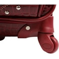 thumbnail image 6 of Kathy Van Zeeland 20” Women's Expandable Luggage, Burgundy, 6 of 7