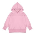 thumbnail image 4 of UACY Teen Girls Fleece Split Hoodies Kids Plain Oversized Loose Pullover Thumb Hole Hooded Sweatshirts Cute Warm Clothes (Pink, 9-10 Years), 4 of 7