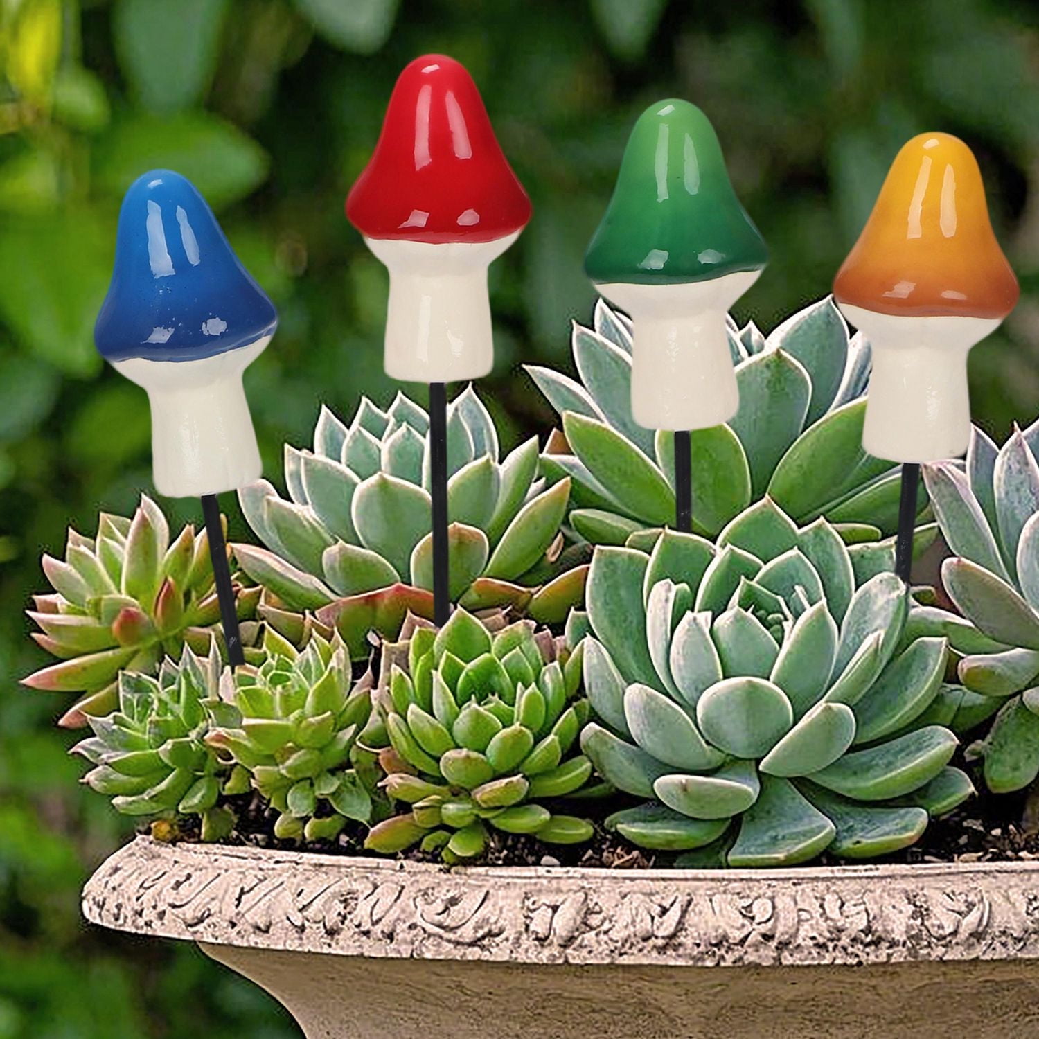 Mushroom Pot Stake