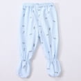 thumbnail image 6 of CAUYDY Preemie Girls Going Home Outfits Newborn Boys Sleepwear Fall Baby Layette Long Sleeved Shirt Hat 2Pants Bib 5 Pieces Soft Set for Unisex Infant Sizes One Size,Blue, 6 of 9